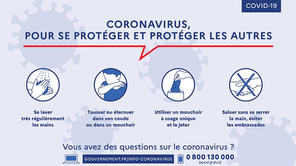 Coronavirus les bons gestes